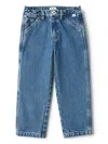 Il Gufo Elasticated-waist Jeans In Blue