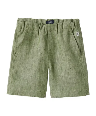 IL GUFO ELASTICATED-WAIST LINEN SHORTS