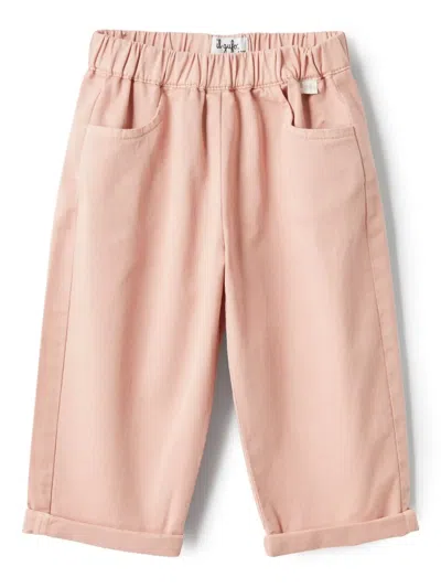 Il Gufo Babies' Elasticated-waist Pants In Pink