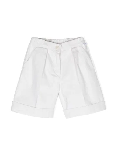 Il Gufo Kids' Elasticated-waistband Casual Shorts In Neutrals
