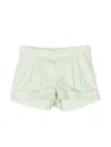 Il Gufo Elasticated-waistband Stretch-cotton Shorts In Green