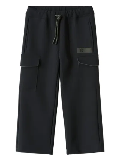Il Gufo Kids' Elasticated-waistband Trousers In Black