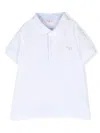 Il Gufo Embroidered-logo Polo Shirt In Weiss