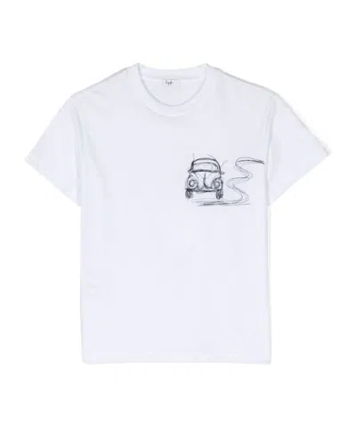 Il Gufo Embroidered-motif Cotton T-shirt In White