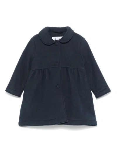 Il Gufo Babies' Fleece Coat In Blue