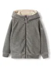 Il Gufo Fleece-lining Jacket In Grey