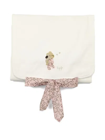Il Gufo Floral-bow Changing Mat In White