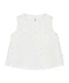 Il Gufo Floral Pattern Blouse In White