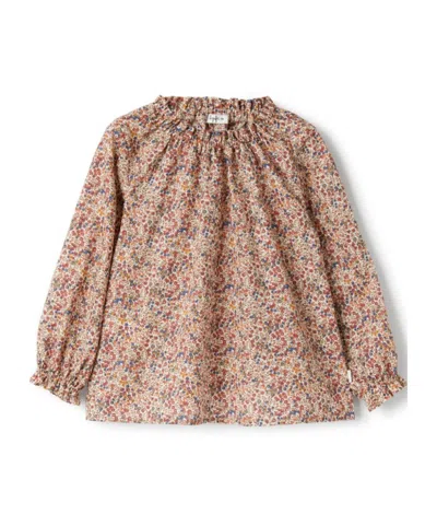 IL GUFO FLORAL-PRINT BLOUSE