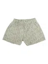 Il Gufo Floral-print Cotton Casual Shorts In Multi