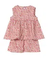 Il Gufo Floral-print Short Set In Pink