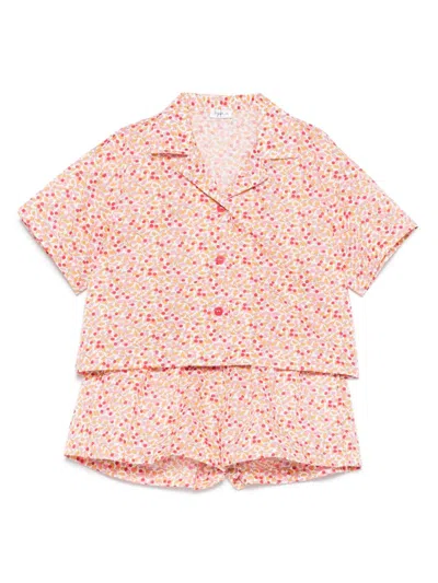 IL GUFO FLORAL-PRINT SHORTS SET