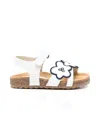 Il Gufo Touch-strap Sandals In White