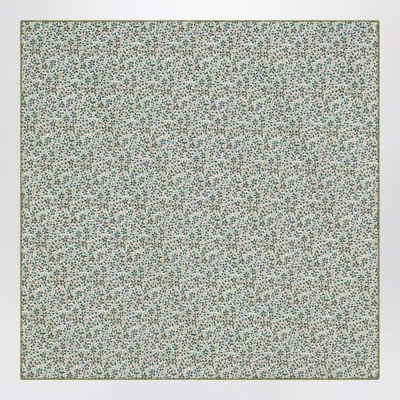 Il Gufo Forest Green Scarf In Liberty Fabric