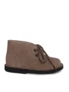 Il Gufo Lace-up Leather Desert Boots In Brown