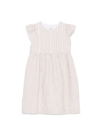 Il Gufo Girls' Mini Frill Dress In Pink