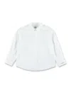 Il Gufo Girls Shirt With Logo Embroidery In White