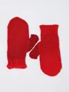 Il Gufo Gloves Kids  In Red