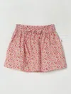 Il Gufo Kids' Gonna In Cotone Floreale  In Orange
