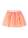 Il Gufo Gradient Effect Skirt In Orange