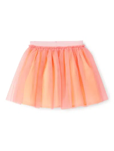 Il Gufo Kids' Gradient Effect Skirt In Orange