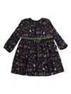 Il Gufo Graphic-print Bow-detailed Dress In Multi