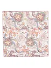 Il Gufo Graphic-print Cotton Scarf In Multi