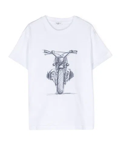 Il Gufo Graphic-print Cotton T-shirt In White