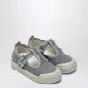 Il Gufo Gray Canvas Sandal
