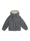 Il Gufo Faux Fur Jacket In Grigio