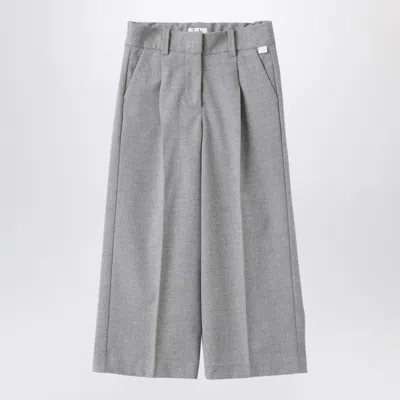 IL GUFO IL GUFO GREY PALACE PANT WITH DARTS