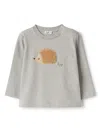 Il Gufo Hedgehog-motif Cotton T-shirt In 071