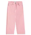 Il Gufo High-rise Straight Jeans In Pink