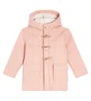 Il Gufo Hooded Coat In Pink