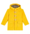Il Gufo Hooded Coat In Yellow