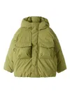 Il Gufo Hooded Flap-pocket Coat In Green