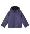Il Gufo Hooded Jacket In Blue