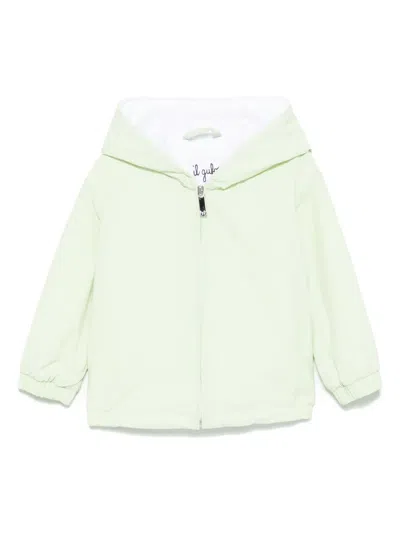 Il Gufo Babies' Hooded Jacket In Green