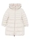 Il Gufo Hooded Quilted Coat In Neutral