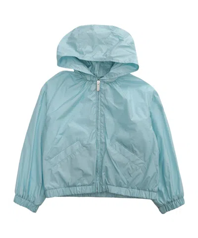 Il Gufo Hooded Rainwear Jacket In Blue