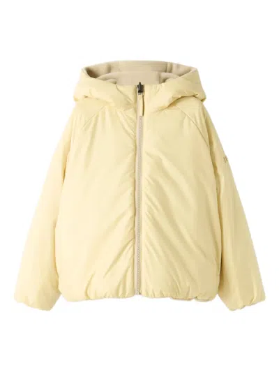 Il Gufo Kids' Hooded Zip Jacket In Yellow