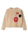 Il Gufo Intarsia-knit Jumper In Neutrals