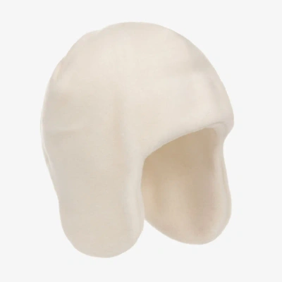 Il Gufo Babies' Ivory Fleece Hat