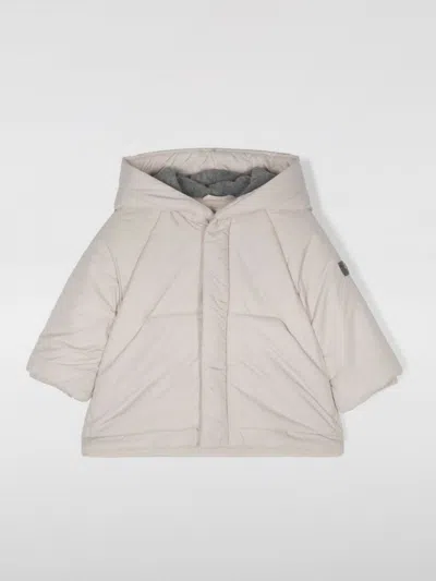 Il Gufo Beige Down Jacket Baby Boy In Braun