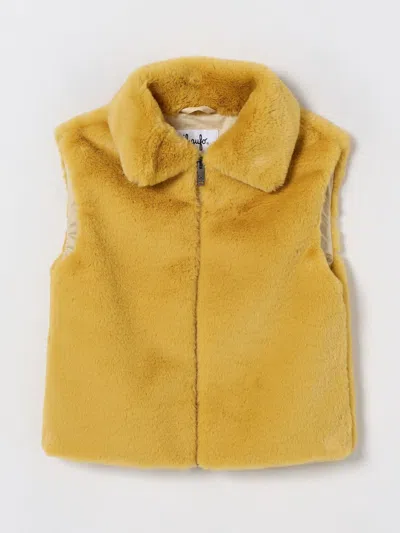 IL GUFO VESTCOAT IL GUFO KIDS COLOR YELLOW,H52193003