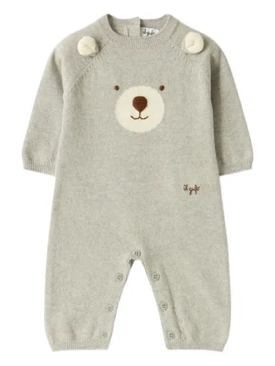 Il Gufo Kids' Jumpsuit In Gray