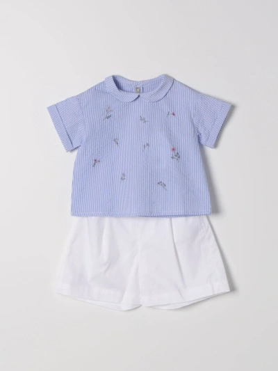 Il Gufo Babies' Jumpsuit  Kids Colour Gnawed Blue