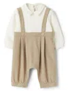 Il Gufo Jumpsuit In Milano Knit And Techno-wool In Brown
