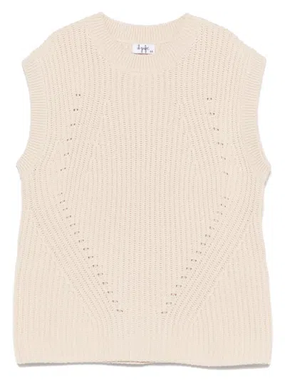 Il Gufo Knitted Vest In 中性色
