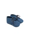Il Gufo Lace-up Pre-walker Shoes In Blue